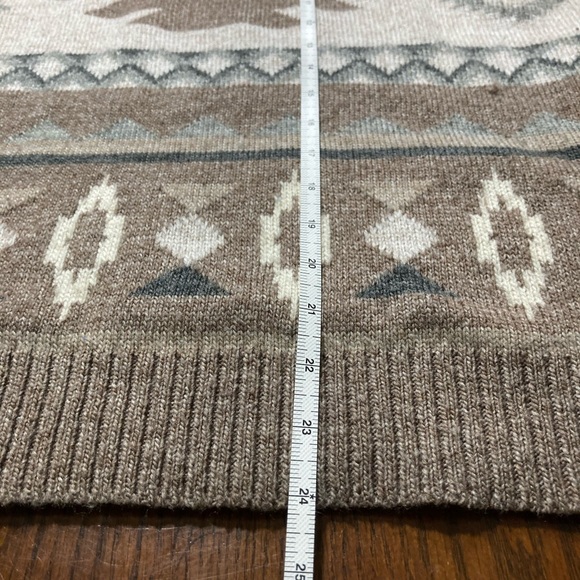 American eagle wool blend Aztec sweater - Picture 8 of 9